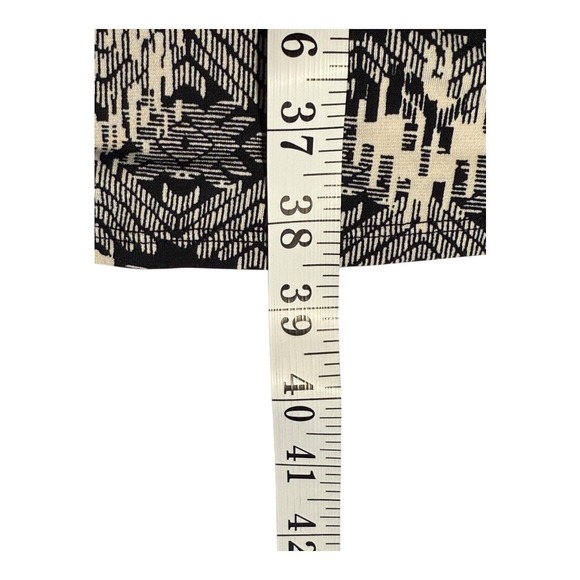 Karen Kane Geo Print‎ Chloe Dress Sleeveless Scoop Neck Black White Size Small - Picture 8 of 8